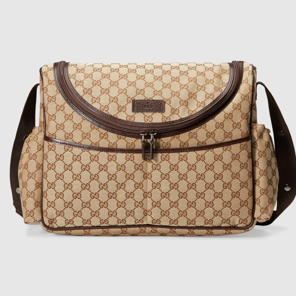 NWT ORIGINAL GUCCI GG BABY CHANGING DIAPER BAG MONOGRAM LOGO